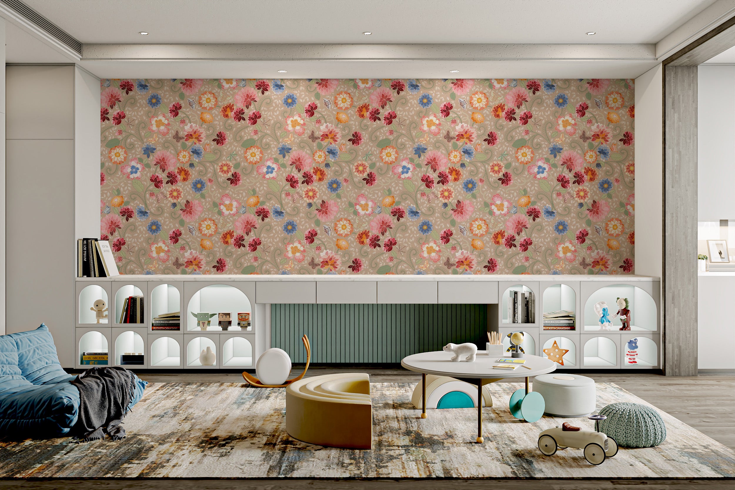 Stylish petals wallpaper for modern decor