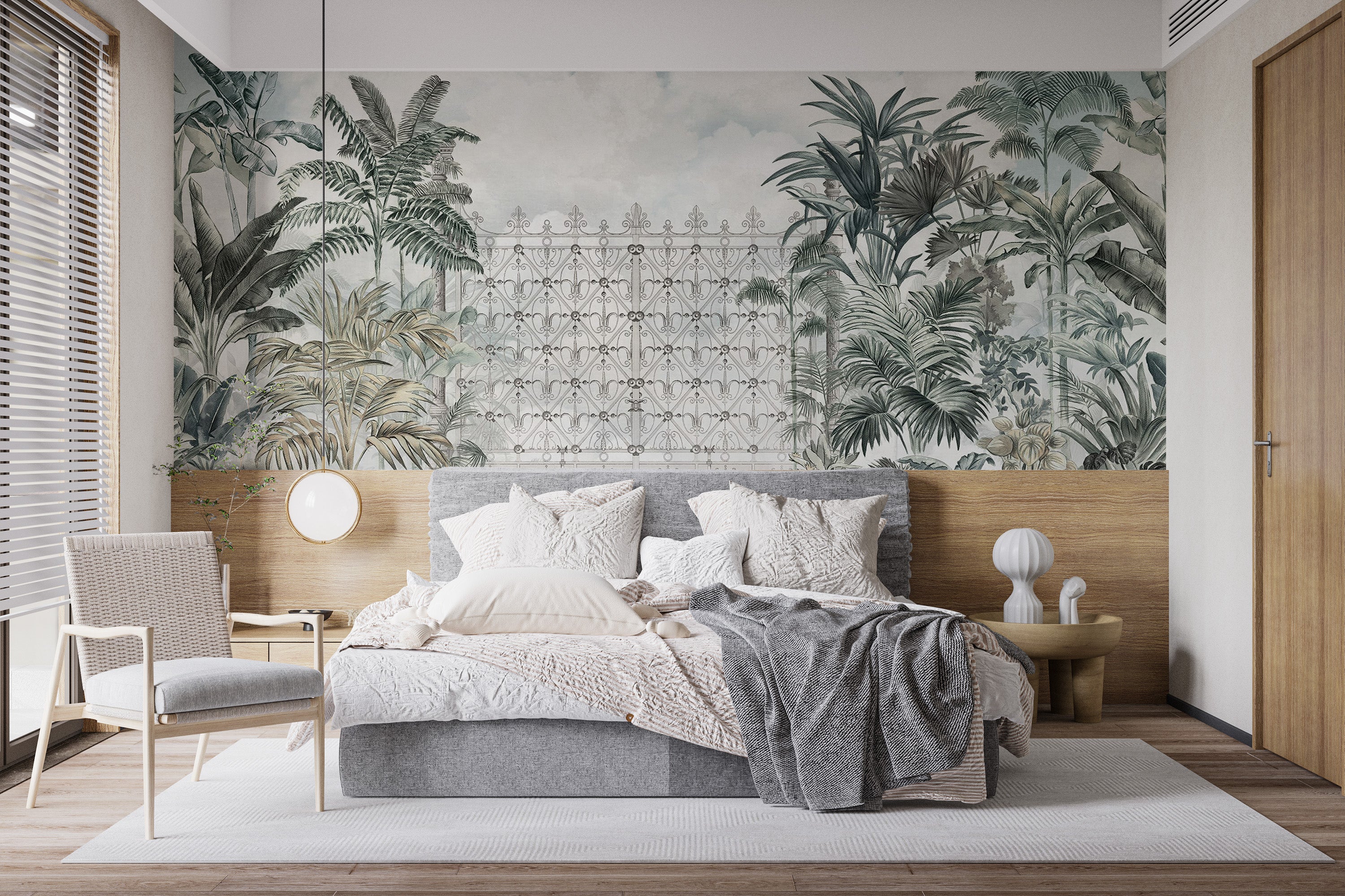 Vibrant Jungle Wall Mural - Giffywalls