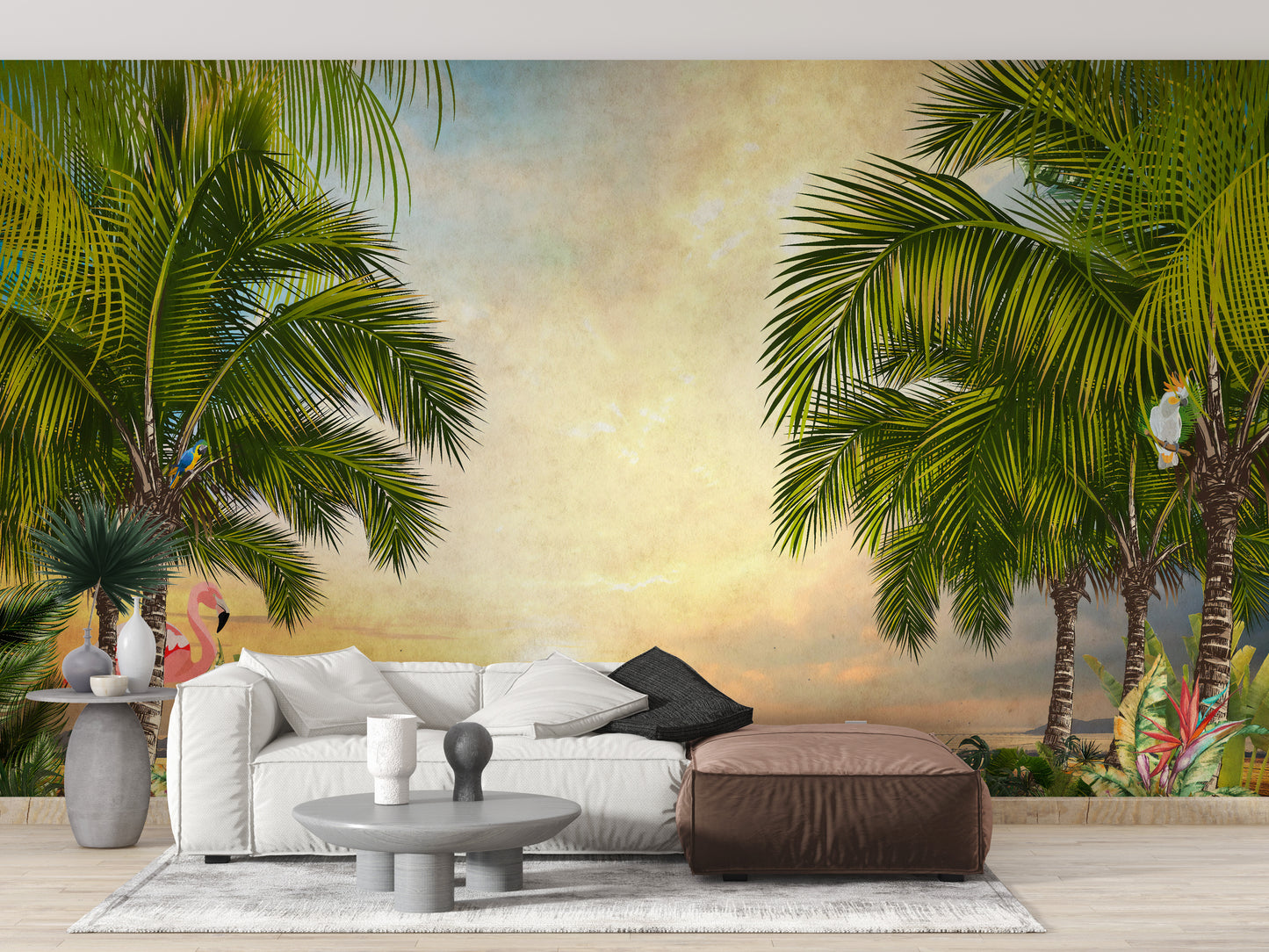 Lavish Sunset Wallpaper Murals