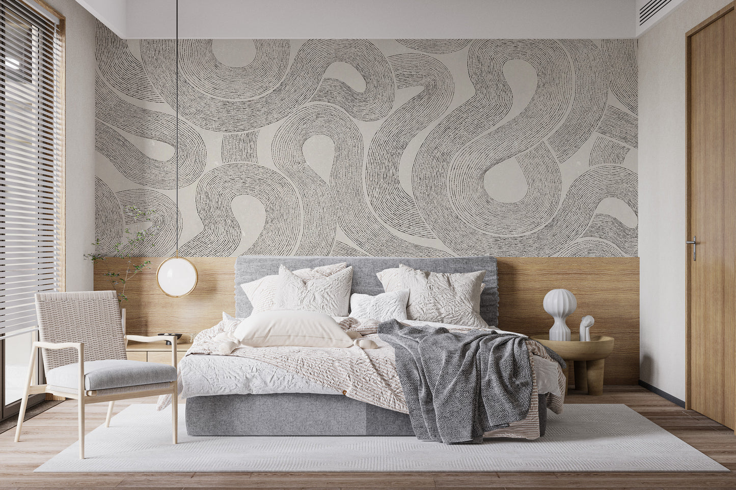 Stunning Grey Zen Wallpaper Mural for chic walls