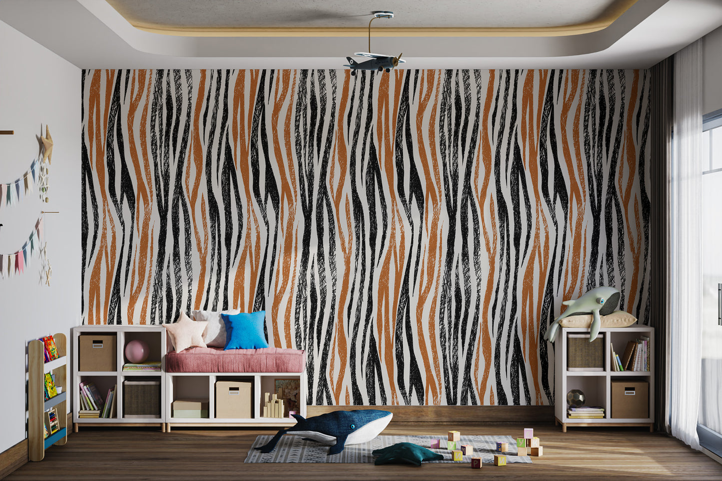 Minimalist Striped Elegance Wallpaper Pattern
