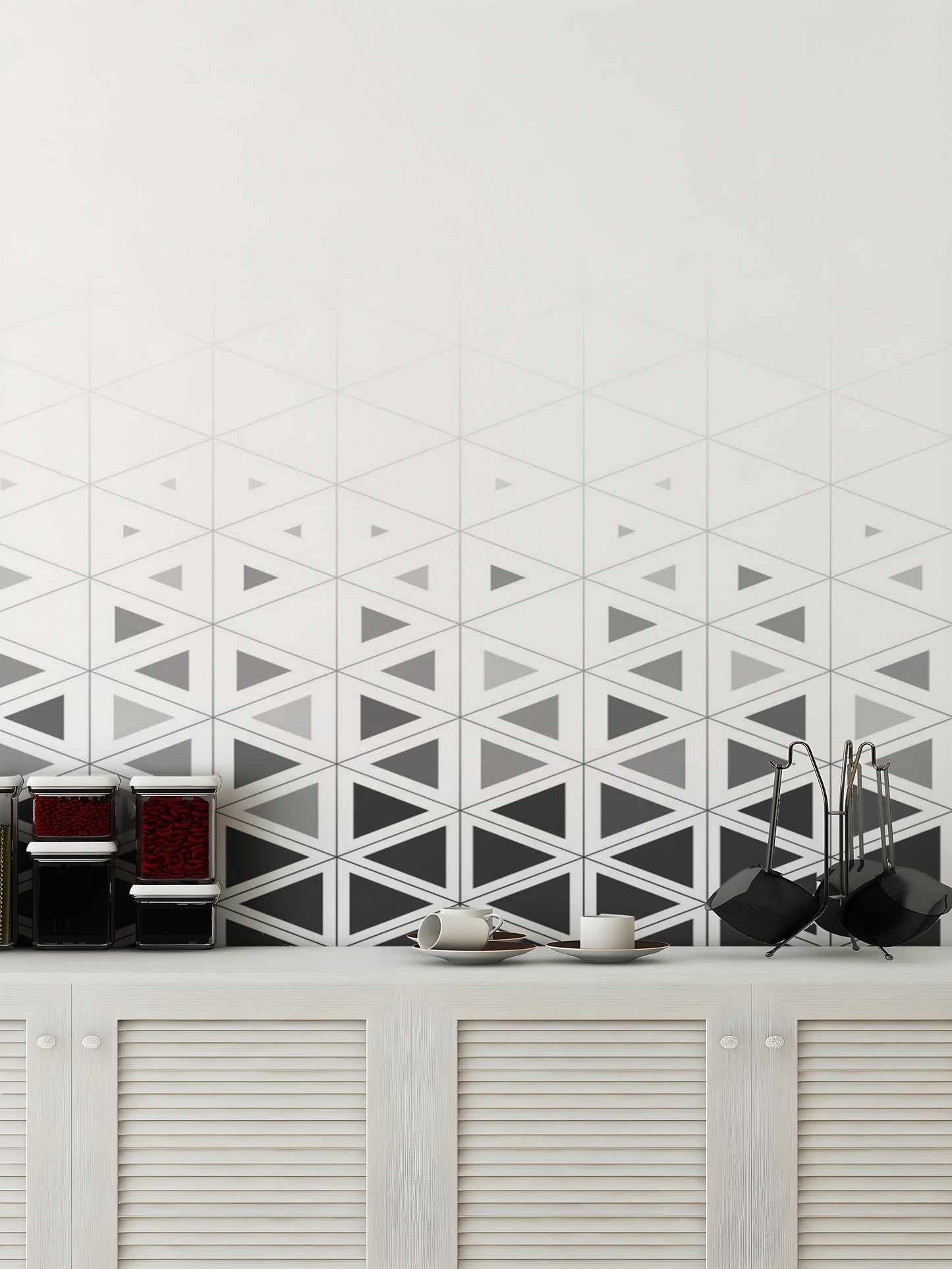 Geometric pattern Wallpaper Mural - Giffywalls