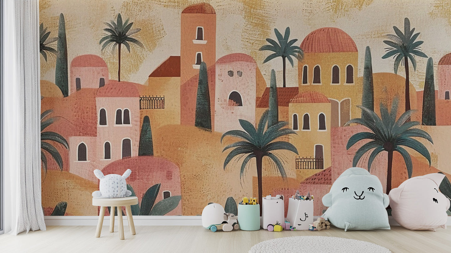 Terracotta House Wall Mural