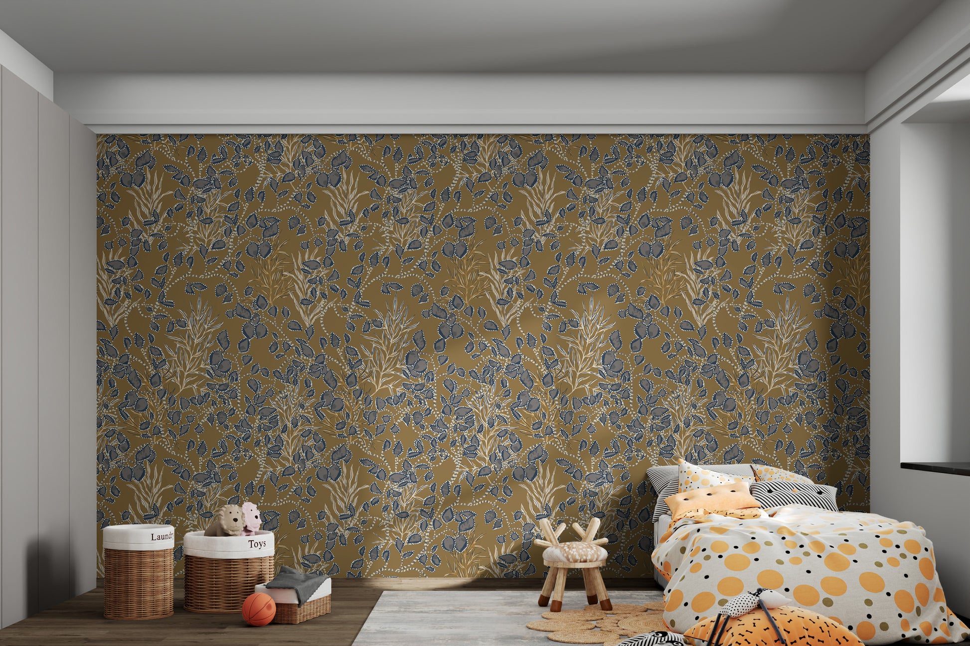 Bohemian Amber Jewel Wallpaper Mural