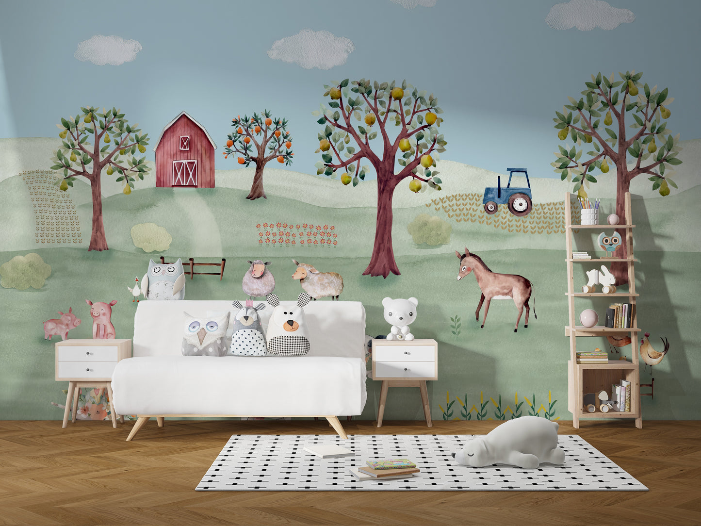 Country Charm Wall Mural