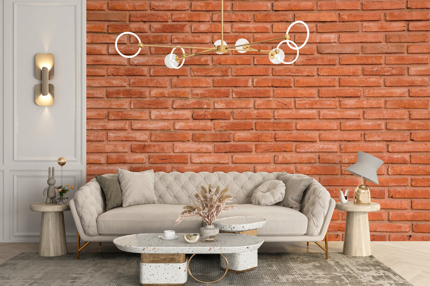 Red Bricks Wallpaper Mural