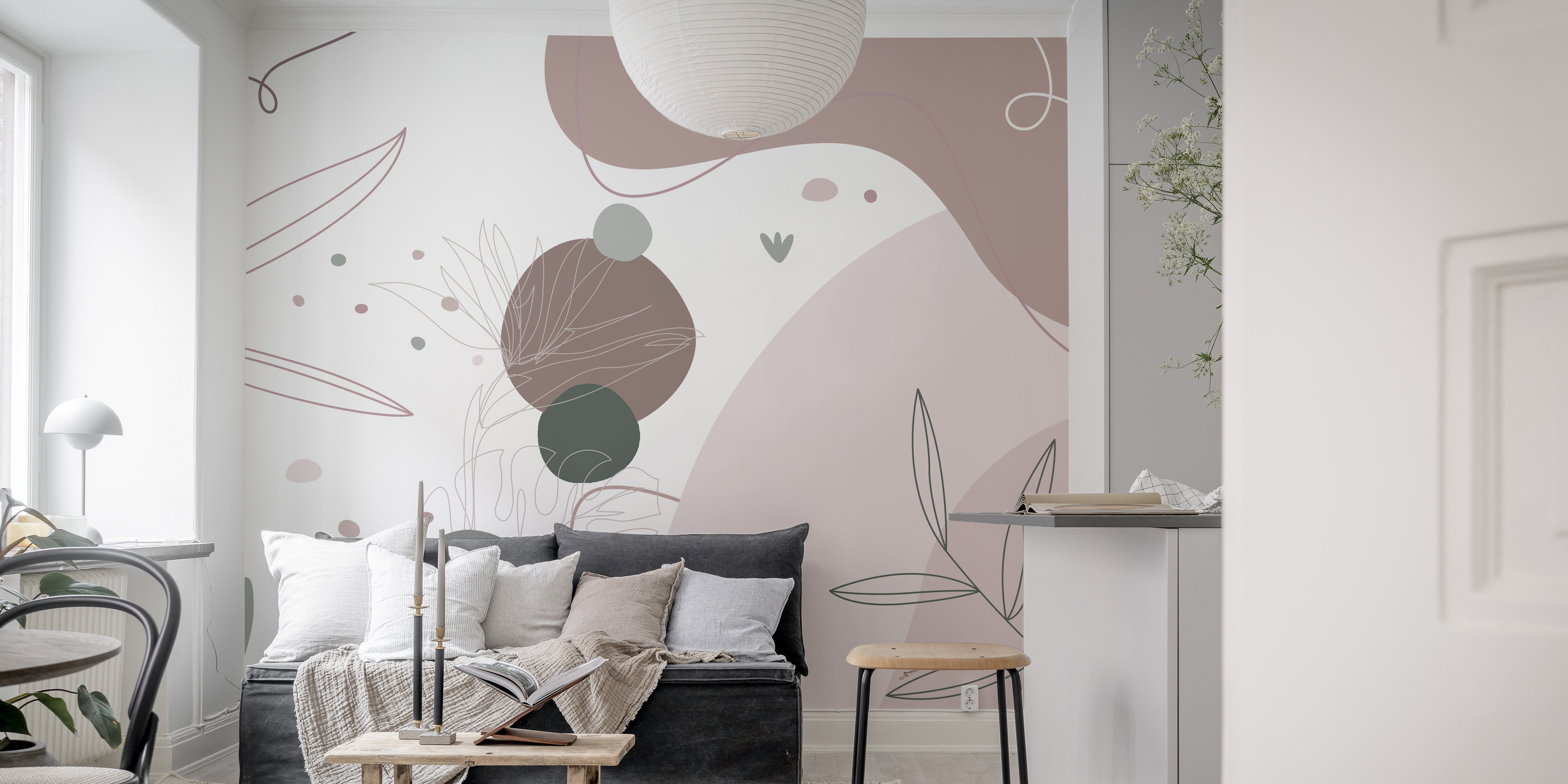 Tranquil Terrain Wall Mural for calming vibes