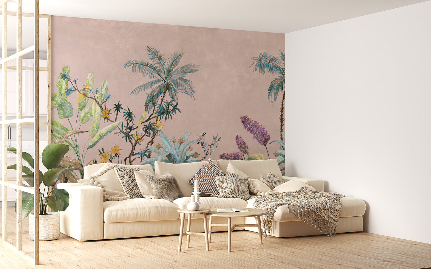 Boho Flowers Wallpaper Murals