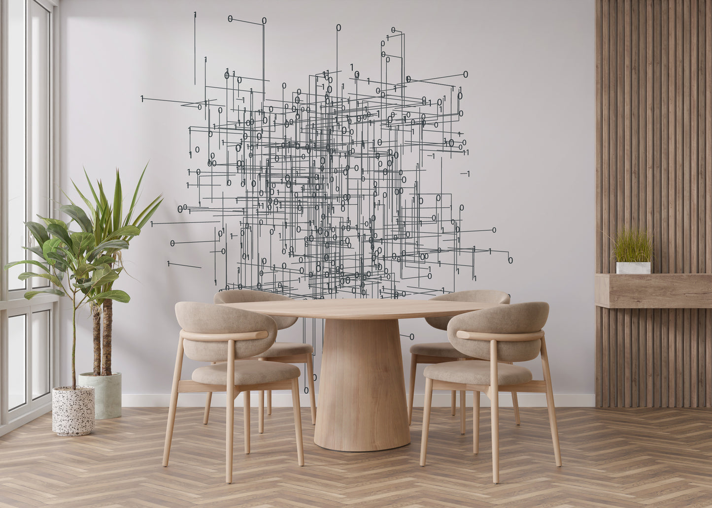 Modern Architecture Wall Mural