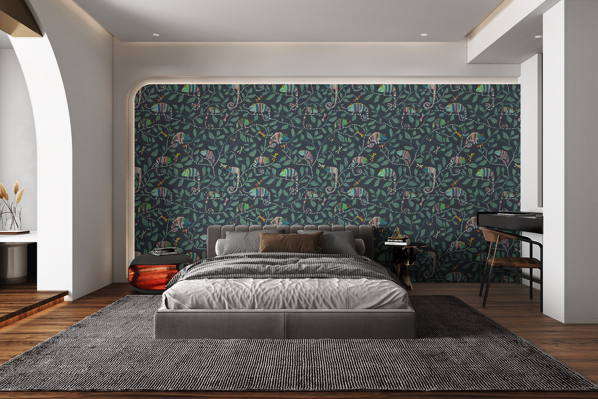 Elegant Camouflage Chic Wallpaper Mural
