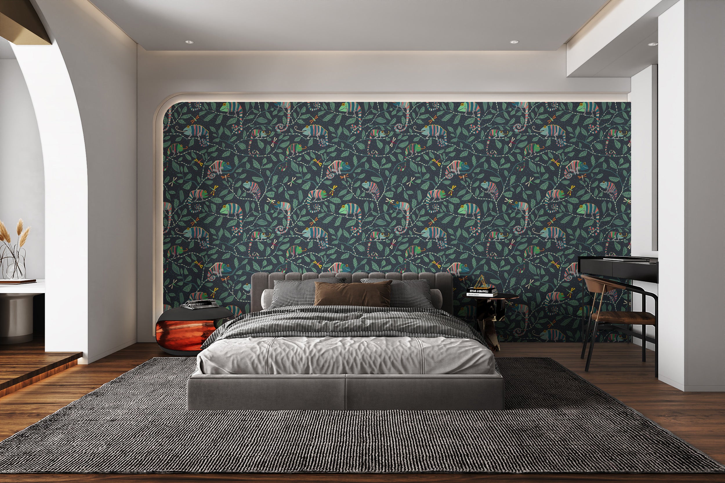 Elegant Camouflage Chic Wallpaper Mural
