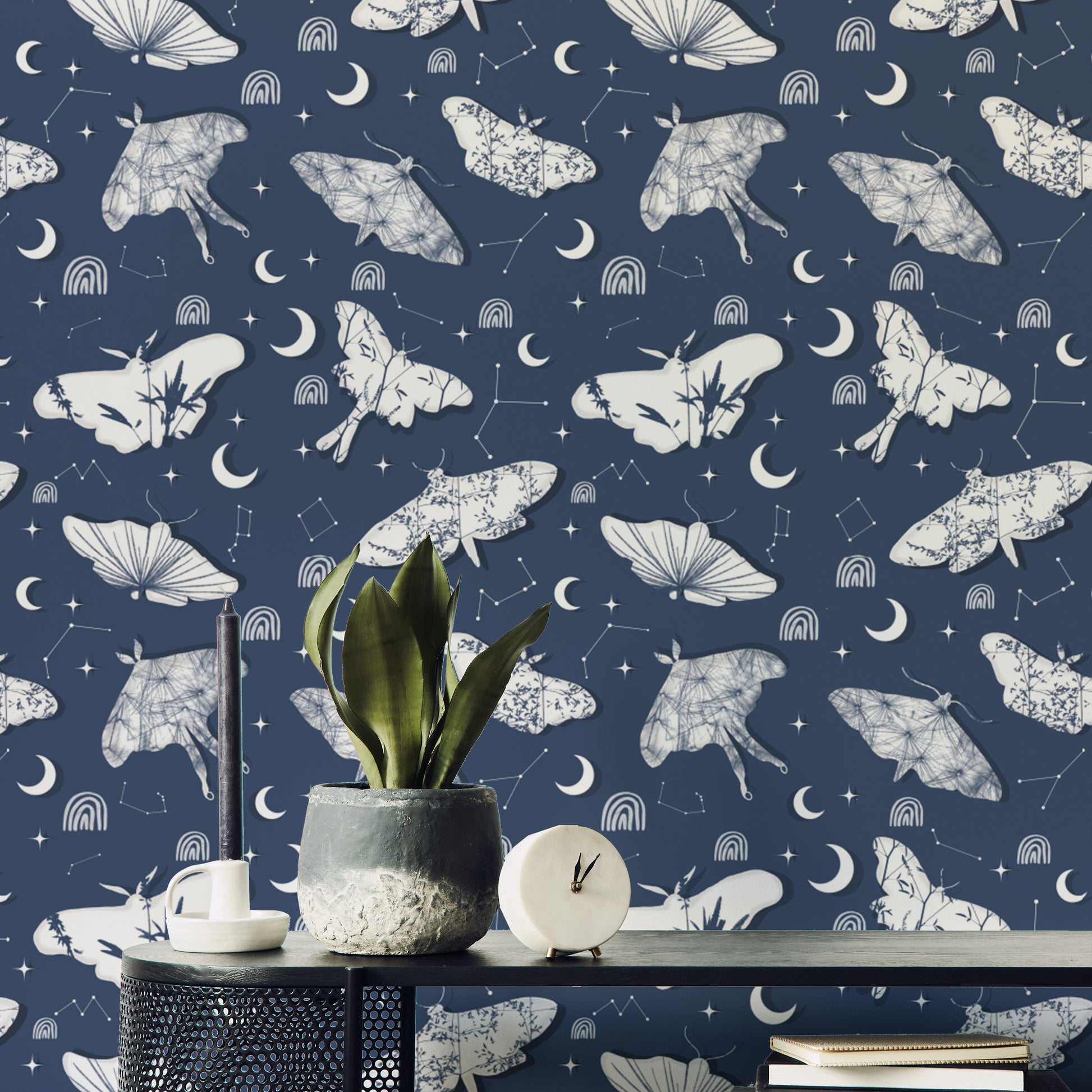 Captivating wallpaper with dreamy butterfly motifs
