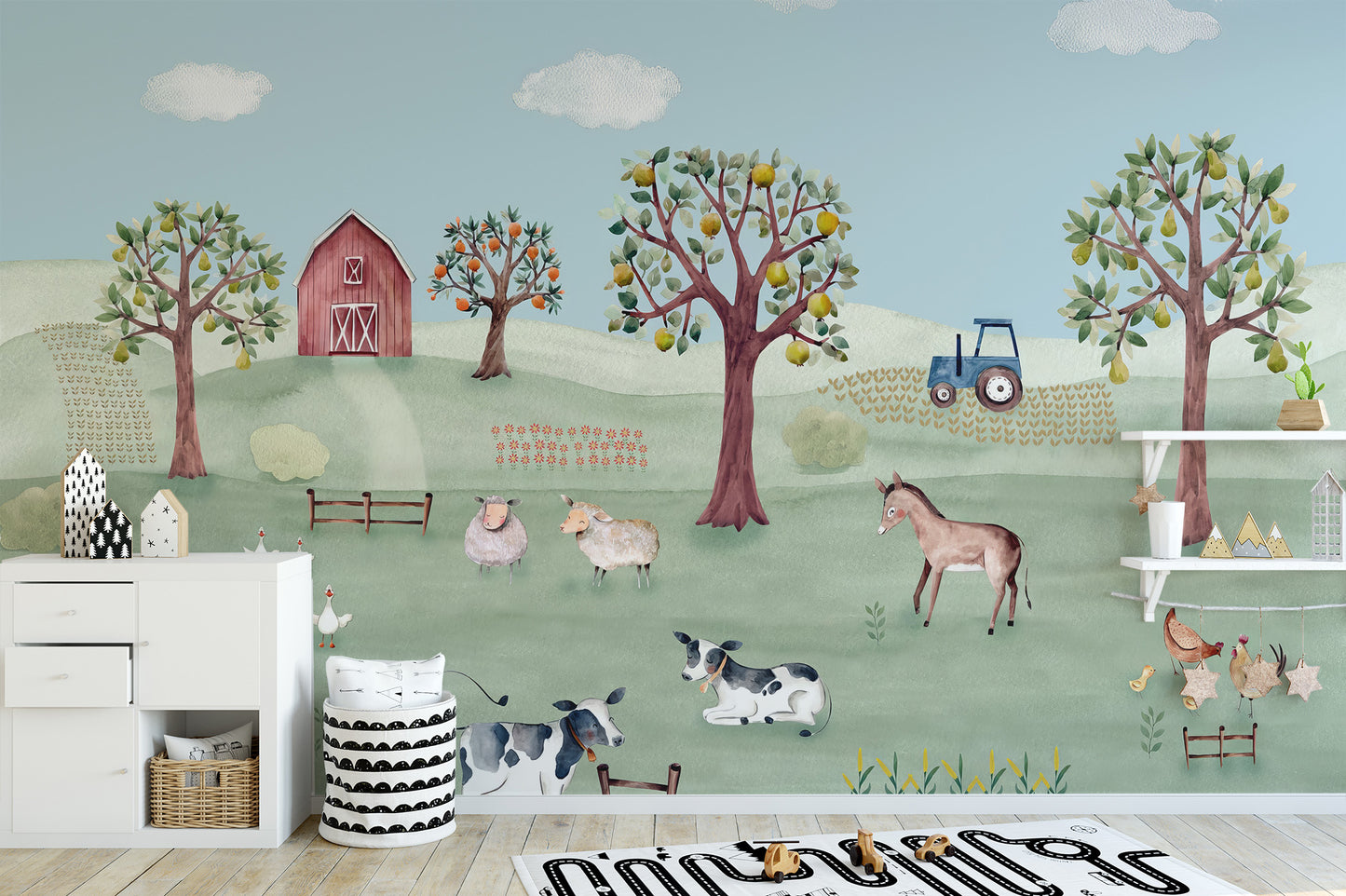 Country Charm Wall Mural