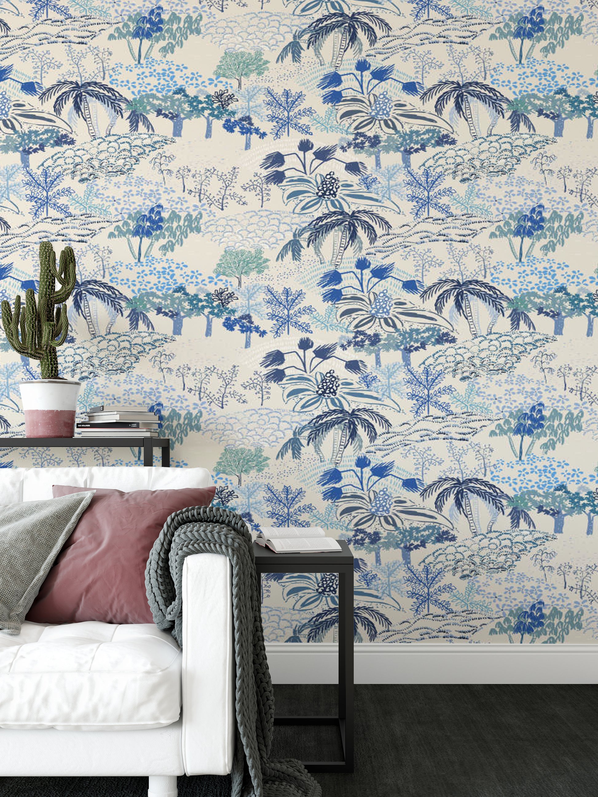 Sophisticated Florentine wallpaper for classic spaces