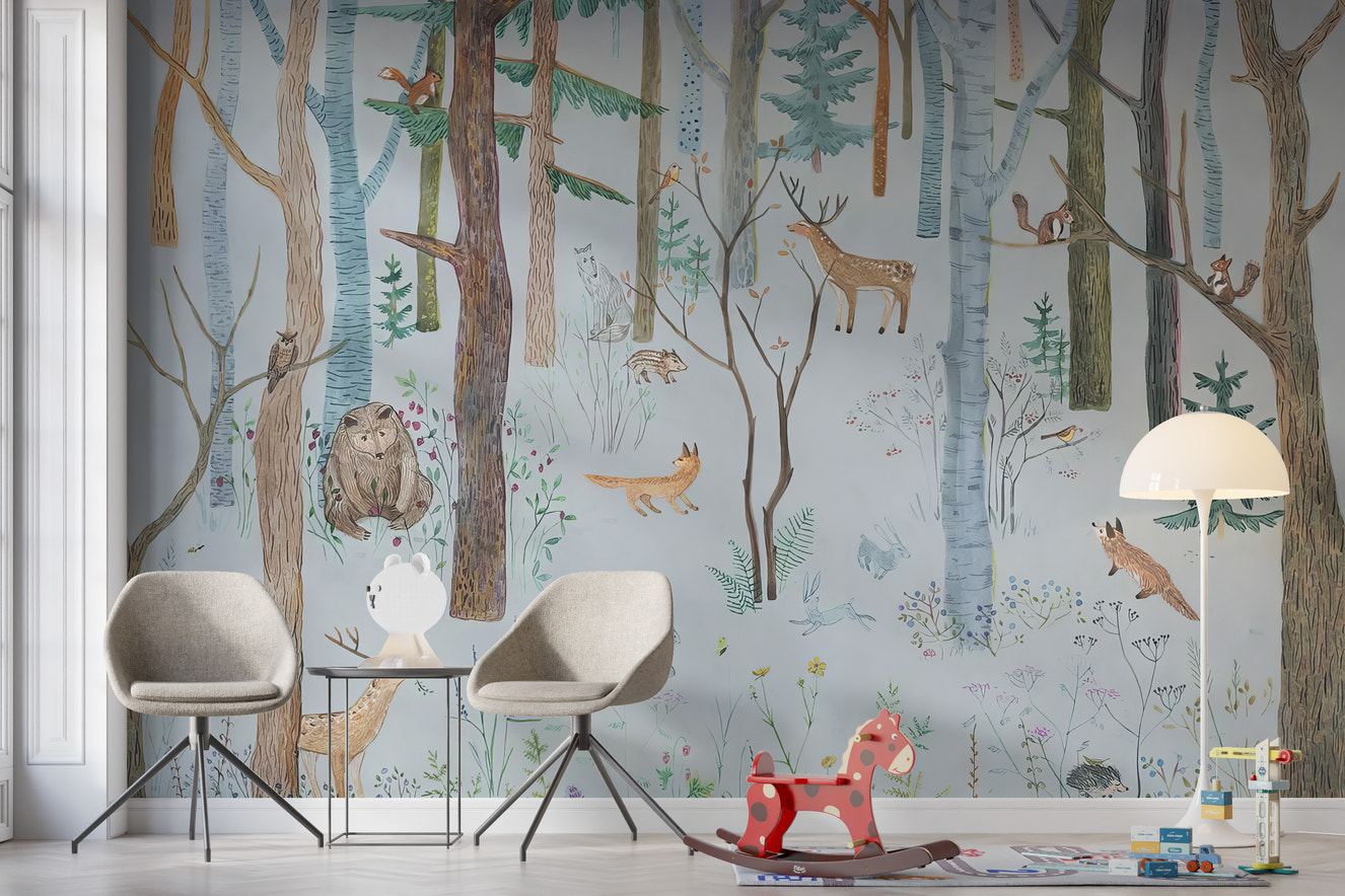 Mystical Wildlife Wallpaper Mural