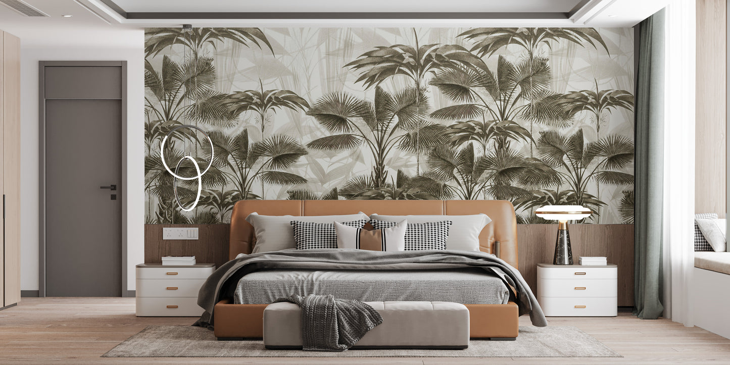 Bushy Palms Wallpaper Murals - Giffywalls