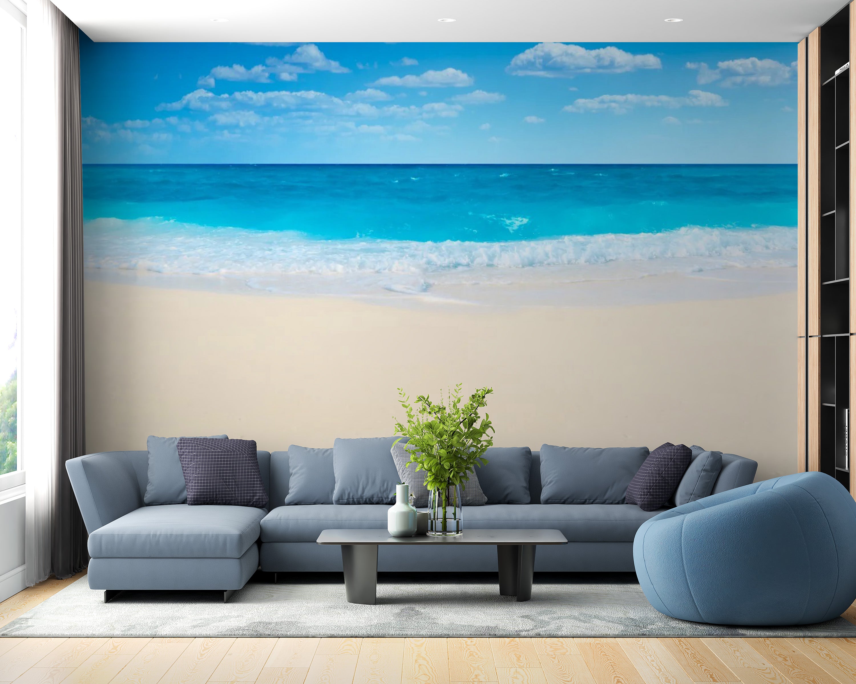 Bahamas Beach Wallpaper Mural for Walls