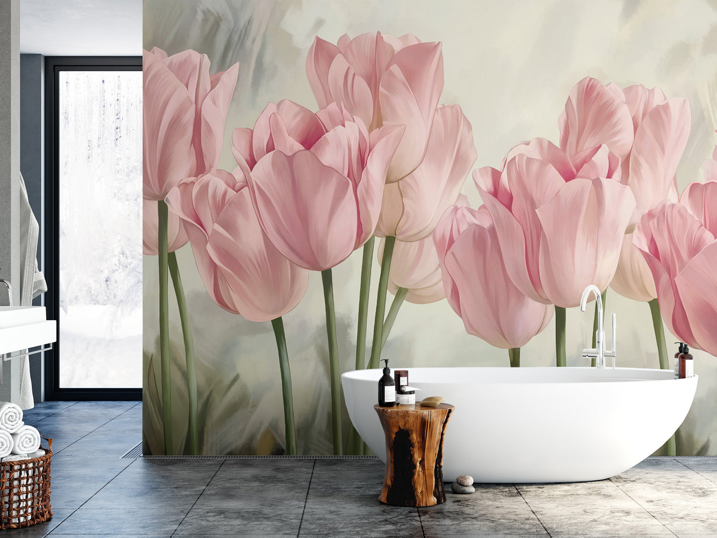 Nature-Inspired Tulip Wall Decor
