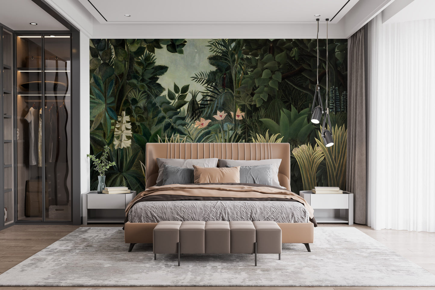 Lush Green Tropical Forest Wallpaper Murals