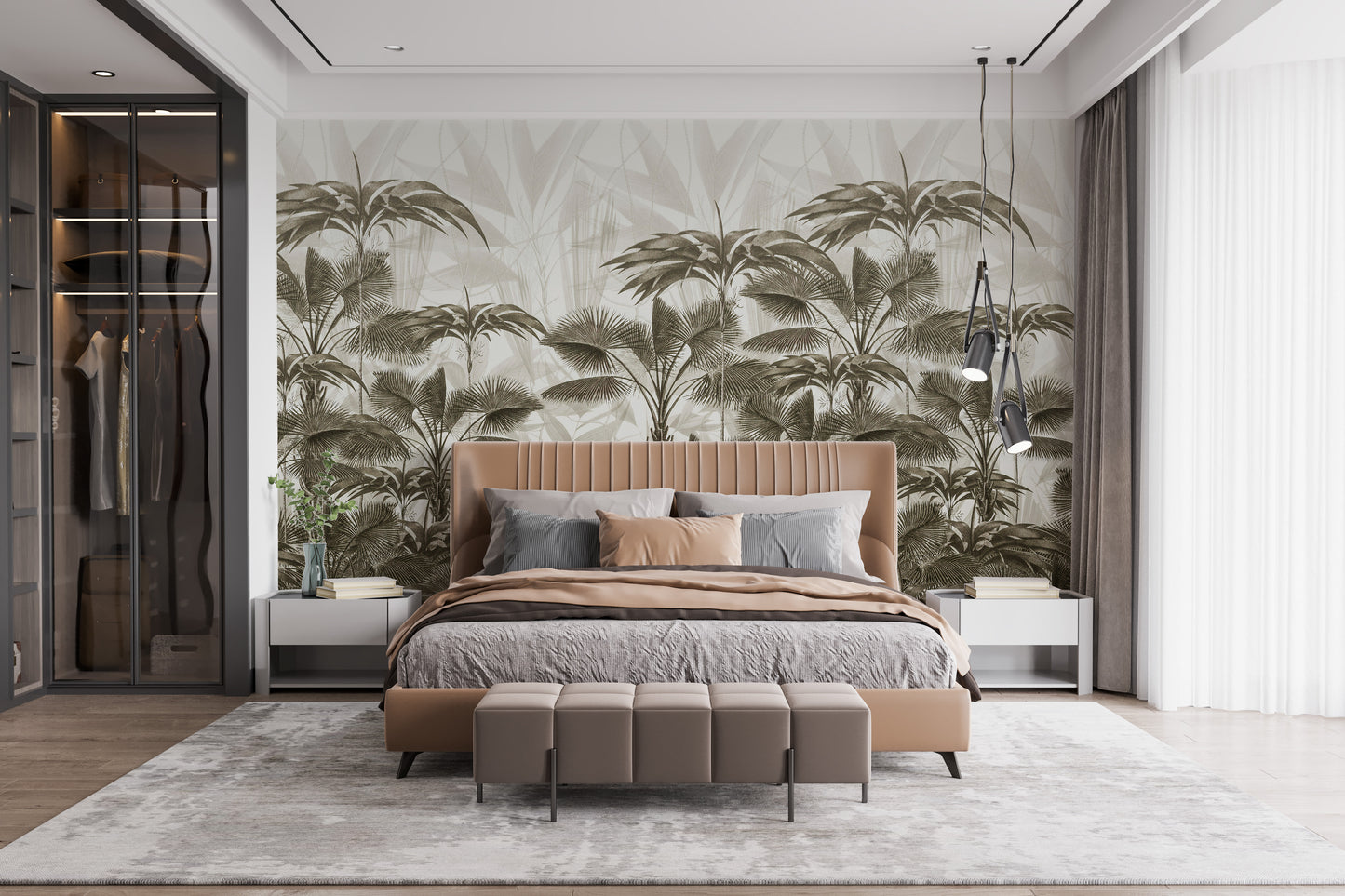 Bushy Palms Wallpaper Murals - Giffywalls