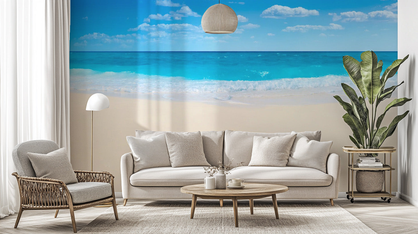 Bahamas Beach Wallpaper Mural - Giffywalls