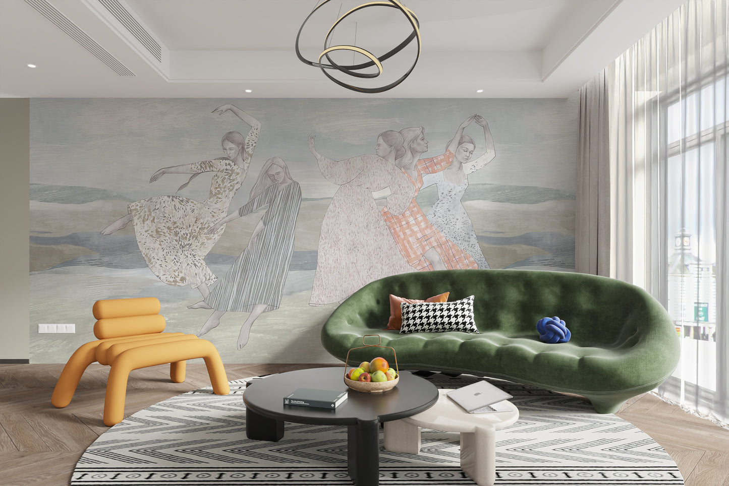 Balletic Bliss Wall Mural - Giffywalls