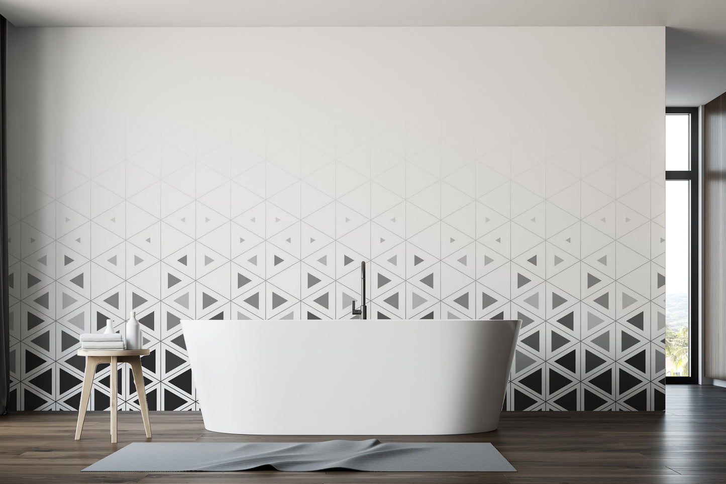 Vibrant Geometric Wallpaper Pattern
