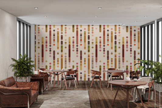 Minimal Warmth wallpaper mural with a soft, earthy design.
