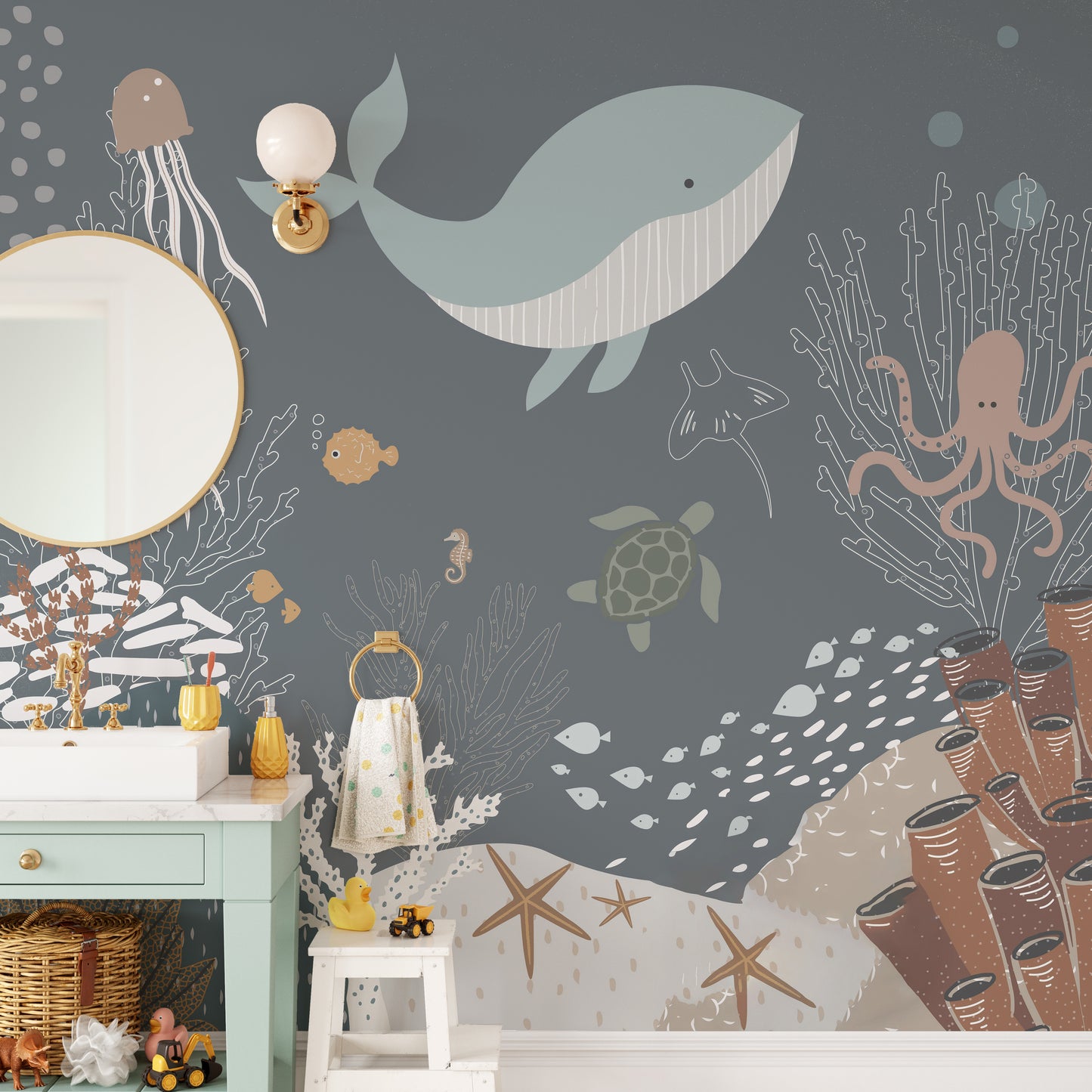 Underwater Aqua Animated Wallpaper Murals