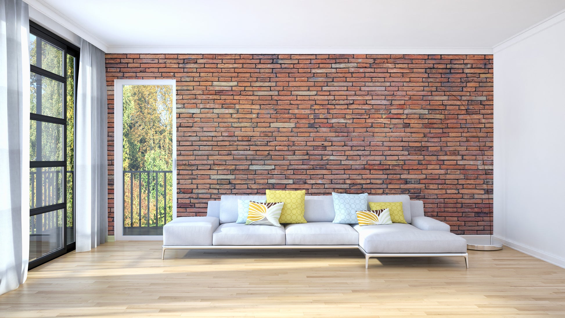 Red Brick Wallpaper Mural