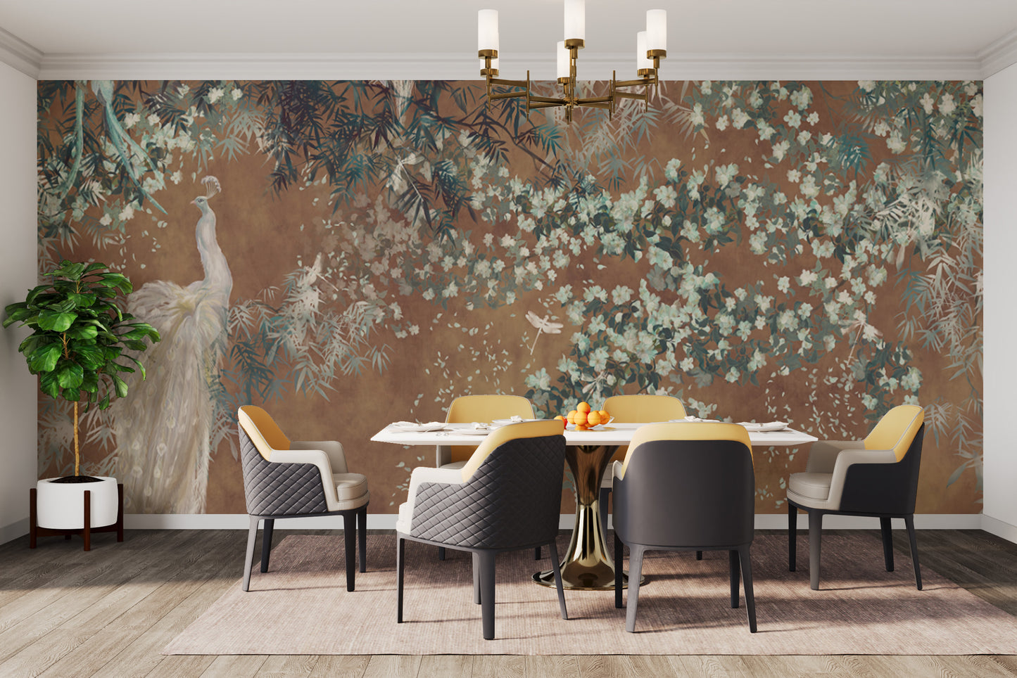 Serenity Scandinavian artisan wallpaper wall mural