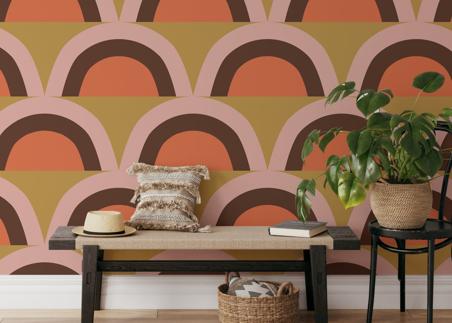 Boho Pink Apricity Wallpaper For Walls