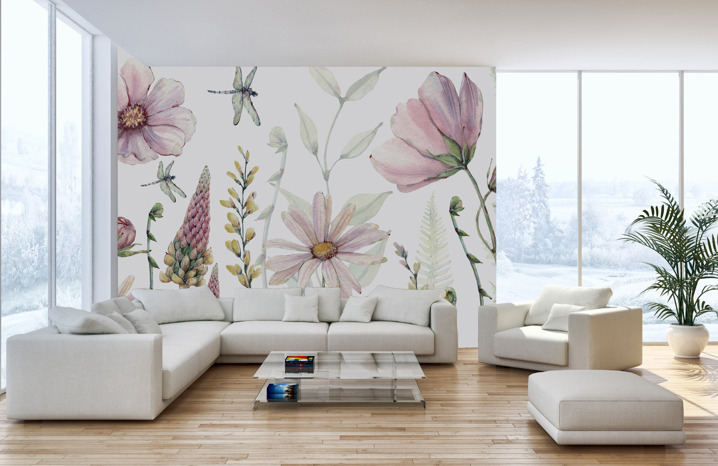 Fabulous Flowers wallpaper for wall