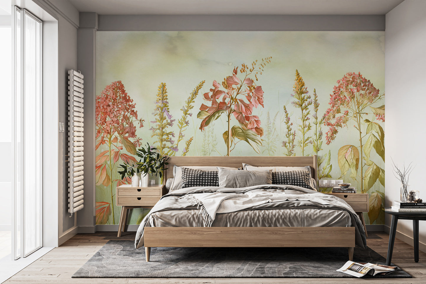 Wild Flowers Meadows Wallpaper Murals