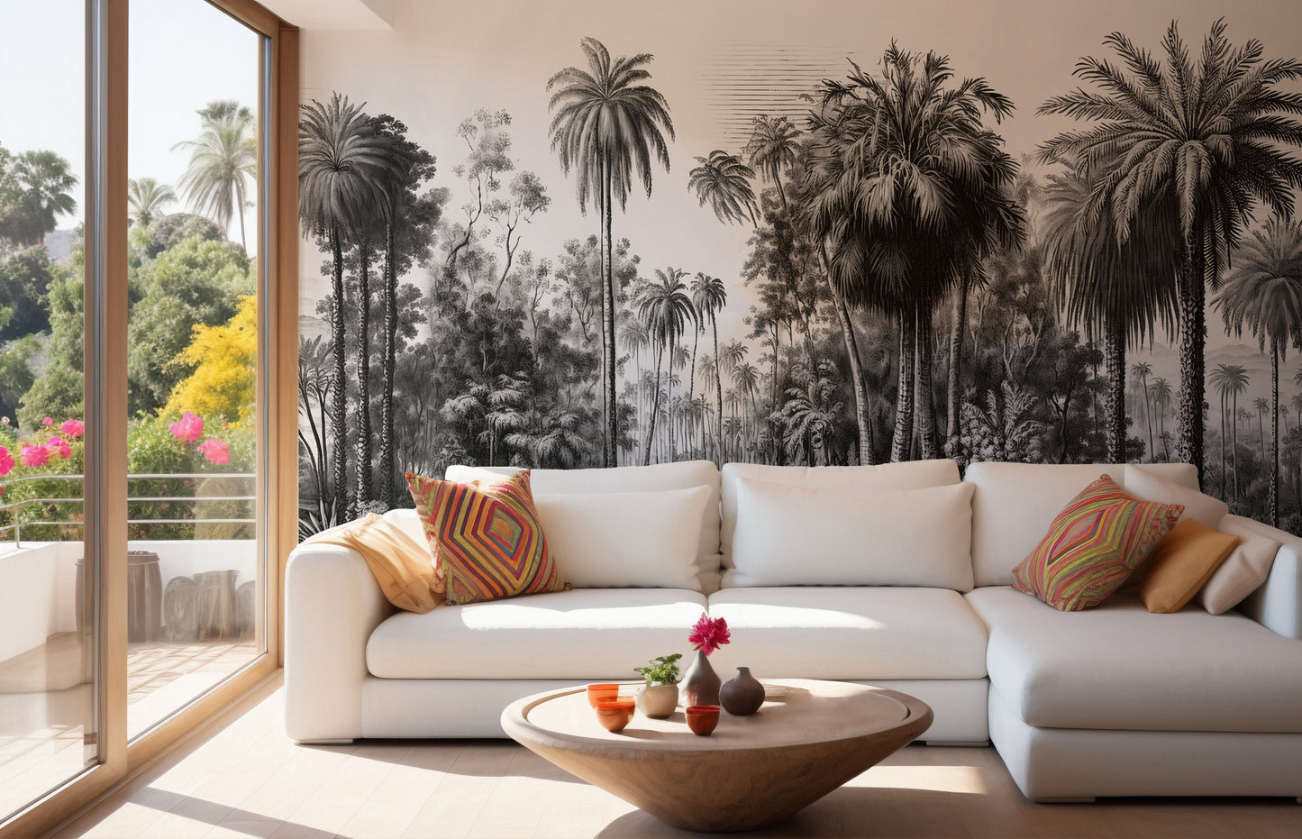 Eucalyptus Black Trees Wallpaper Murals