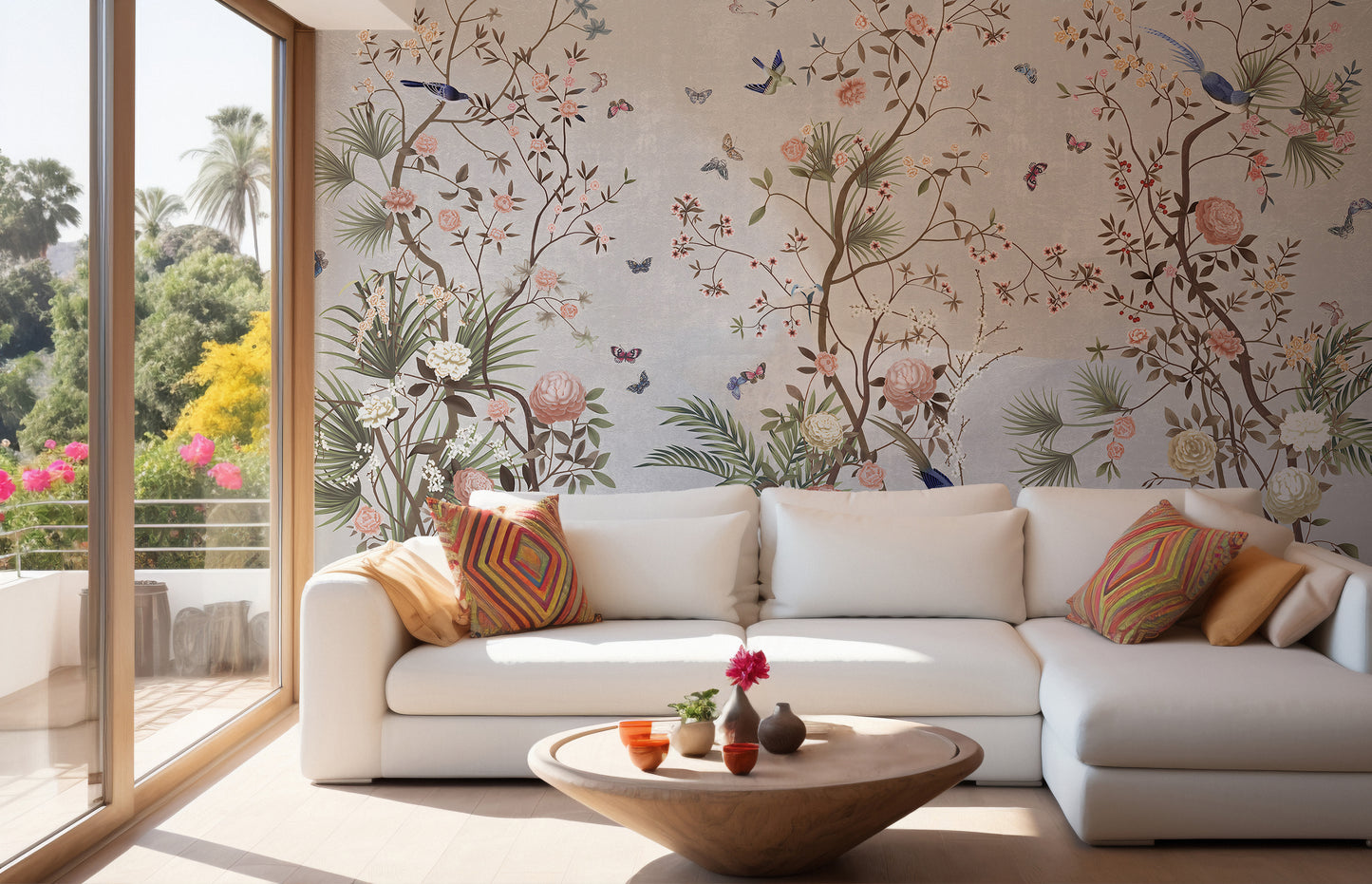 Blossoms Colorful Floral Wallpaper Murals