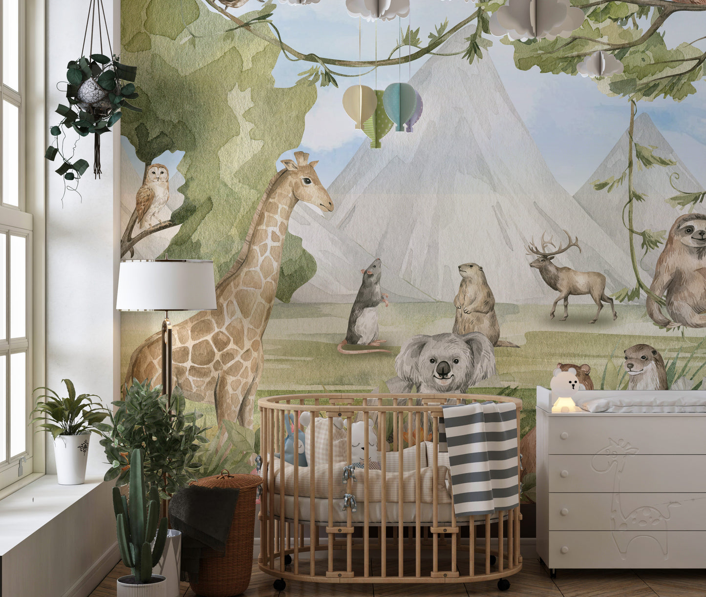 Pastoral Paradise Wall Mural wallpaper