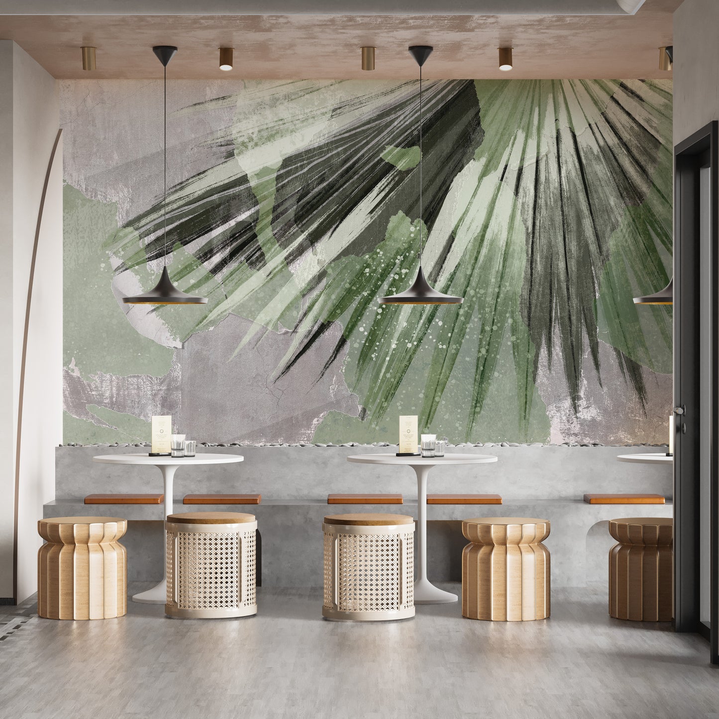 Exotic Tropical Leaf Wall Mural