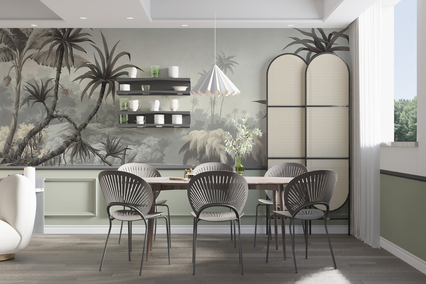 Tropical Countryside Wallpaper Murals - Giffywalls