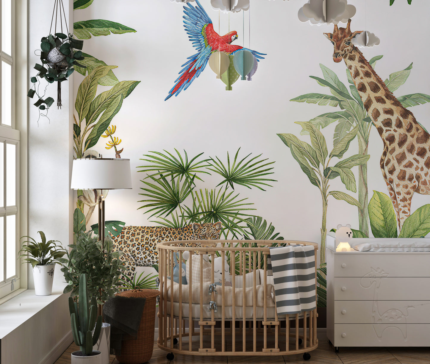 Animals Kingdom & Plants Wallpaper Mural