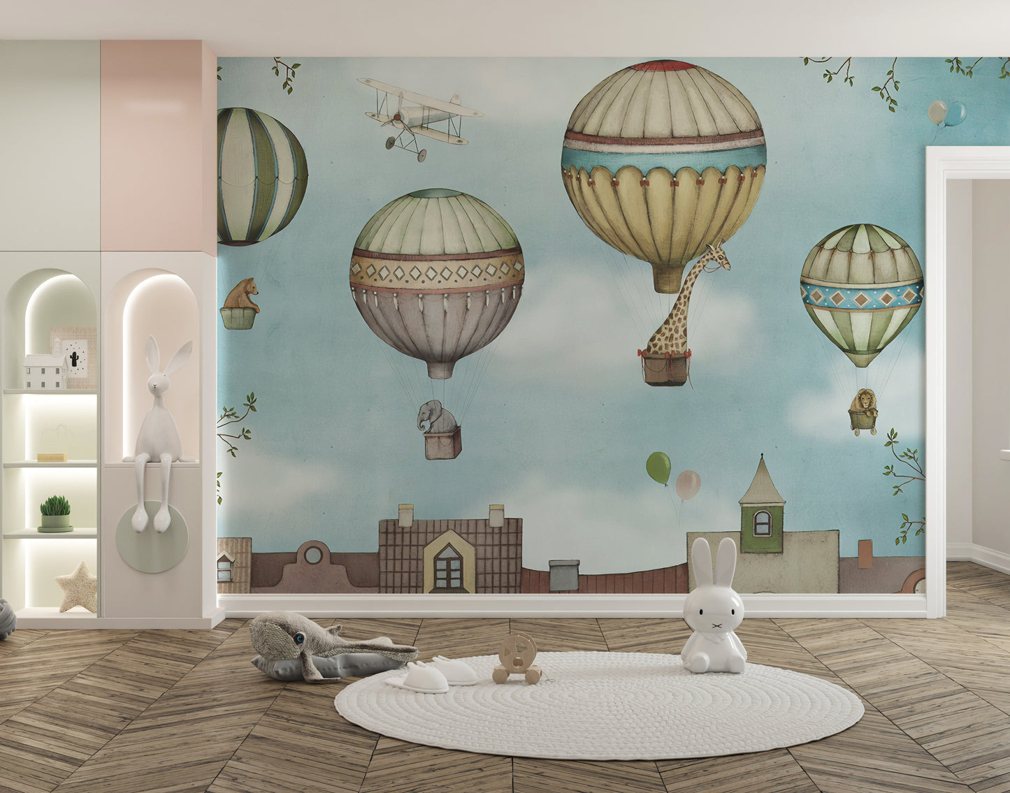 Kids Wonderland Balloons Wallpaper Murals