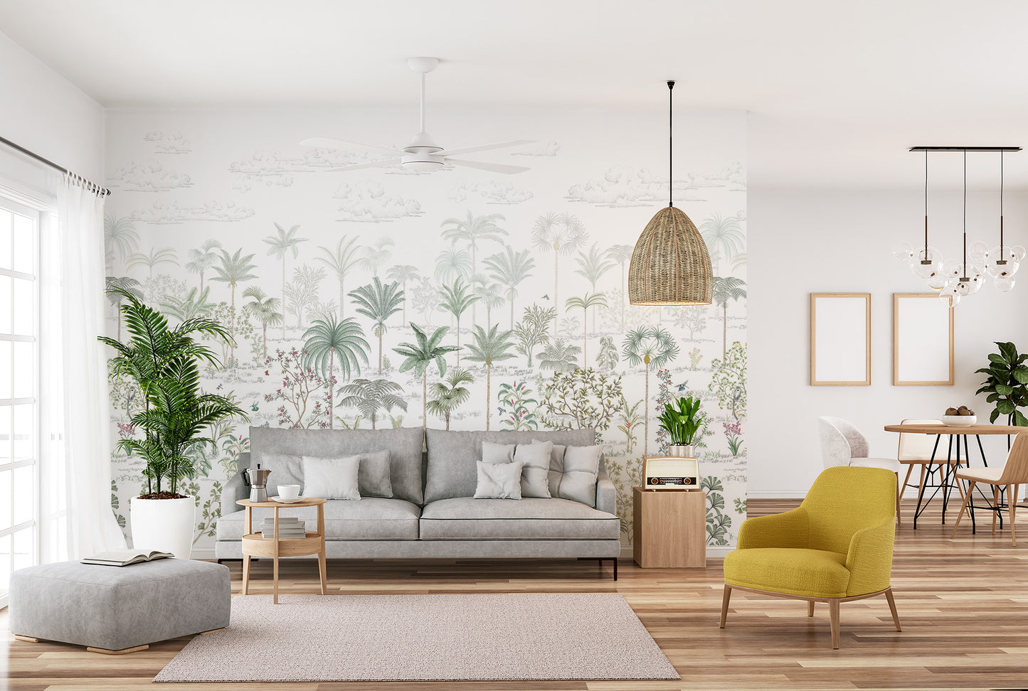 Tropical Jungle Wall Mural