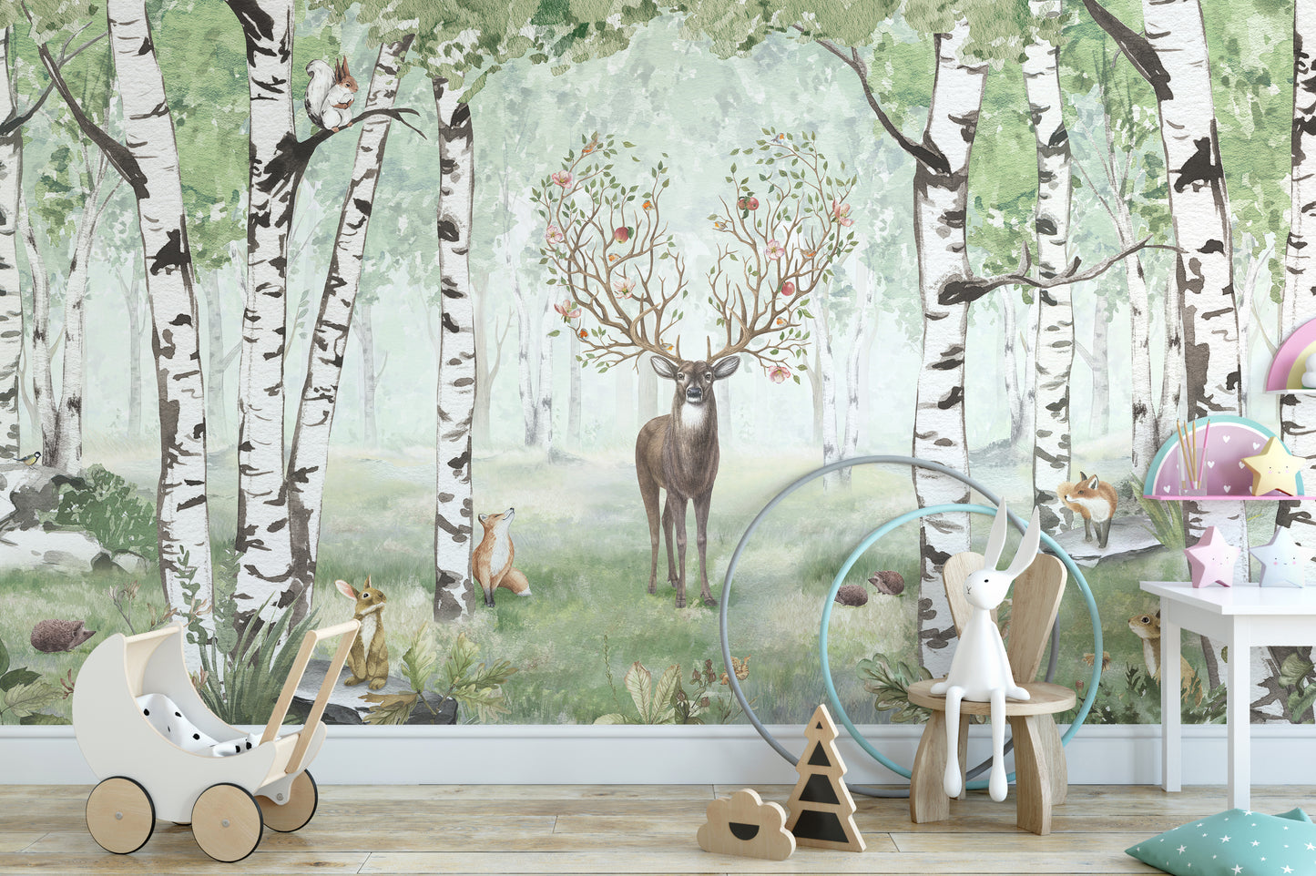 Amazing Antlers Summer Wallpaper For Wall