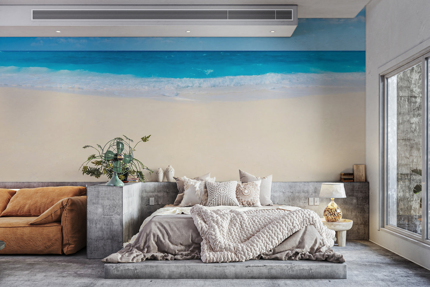 Stunning Bahamas Beach Wall Mural Design