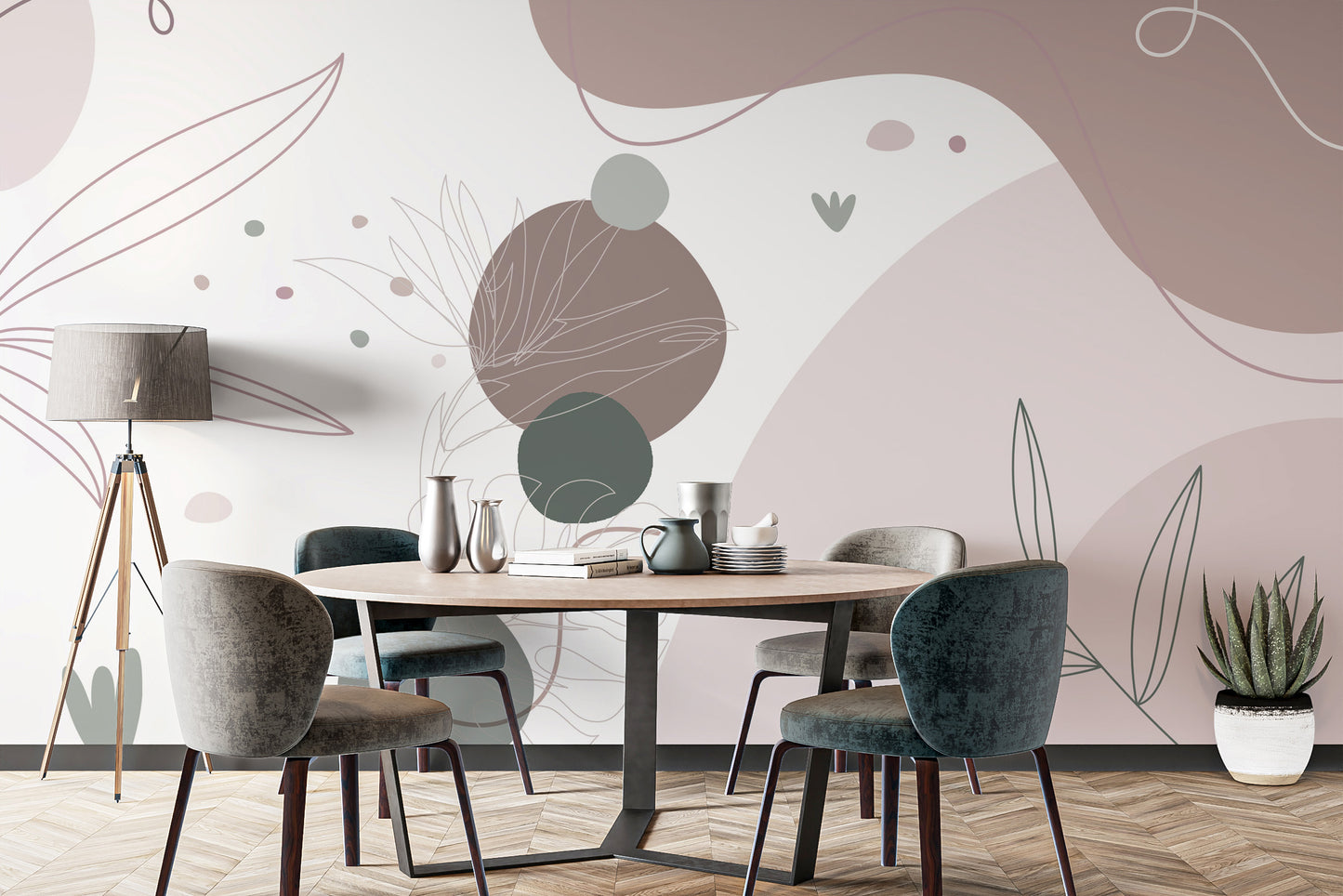 Tranquil Terrain Wall Mural for elegant rooms