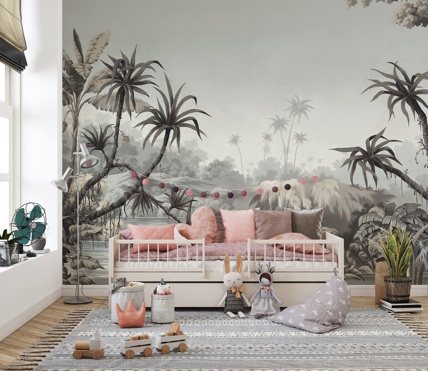 Tropical Countryside Wallpaper Murals - Giffywalls