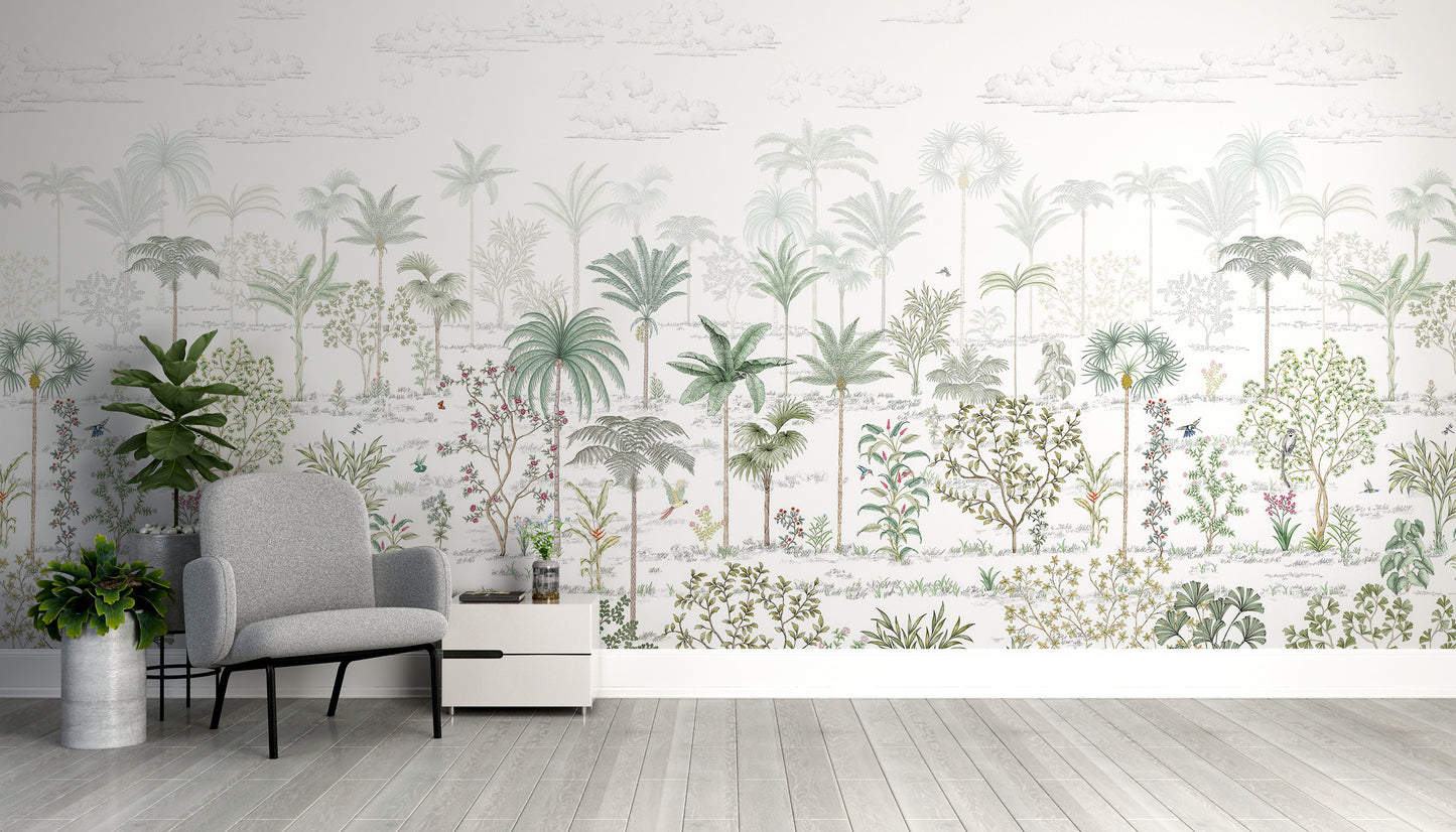 Tropical Jungle Wall Mural