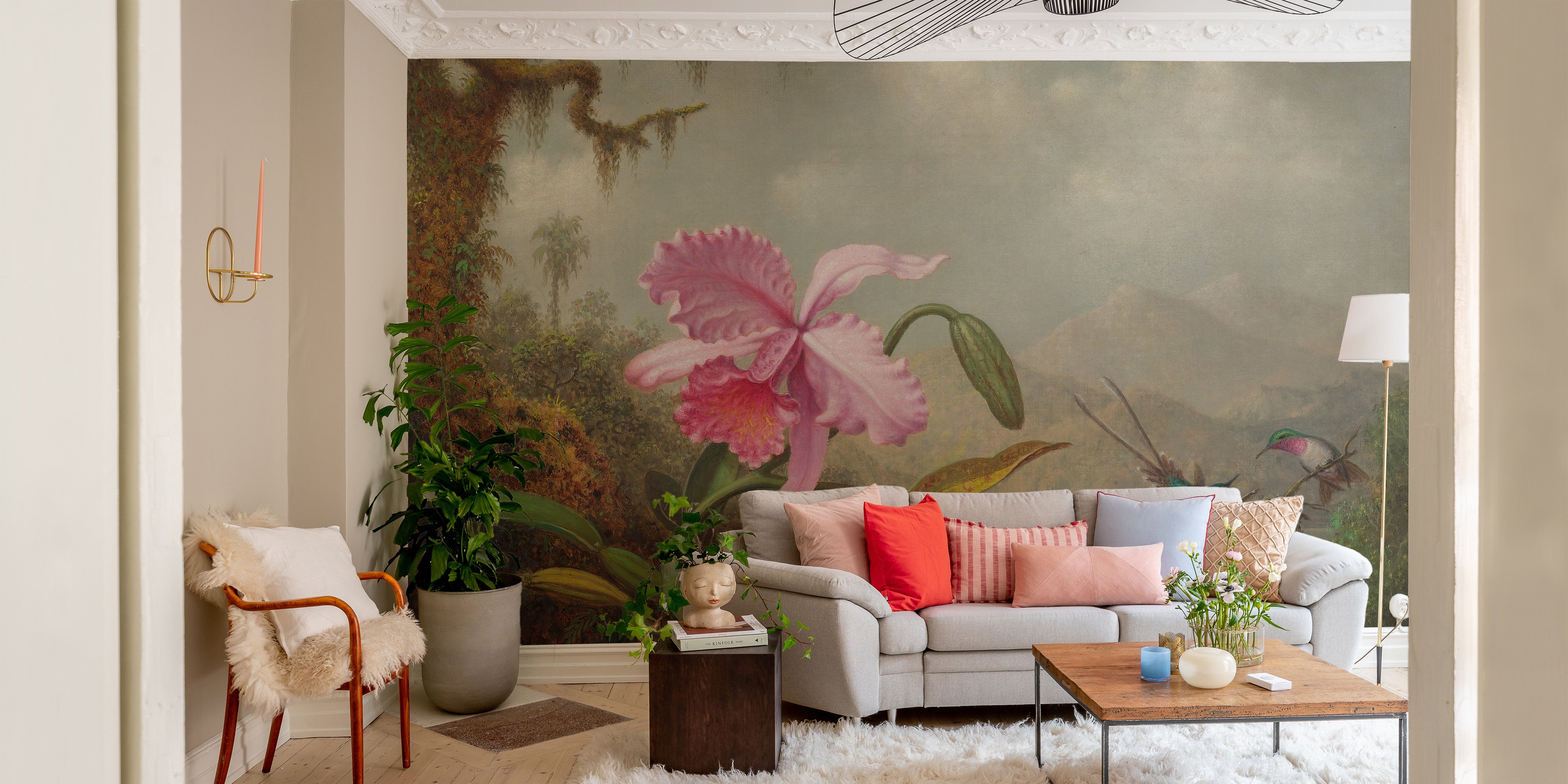 Pink Blossom Wallpaper Mural
