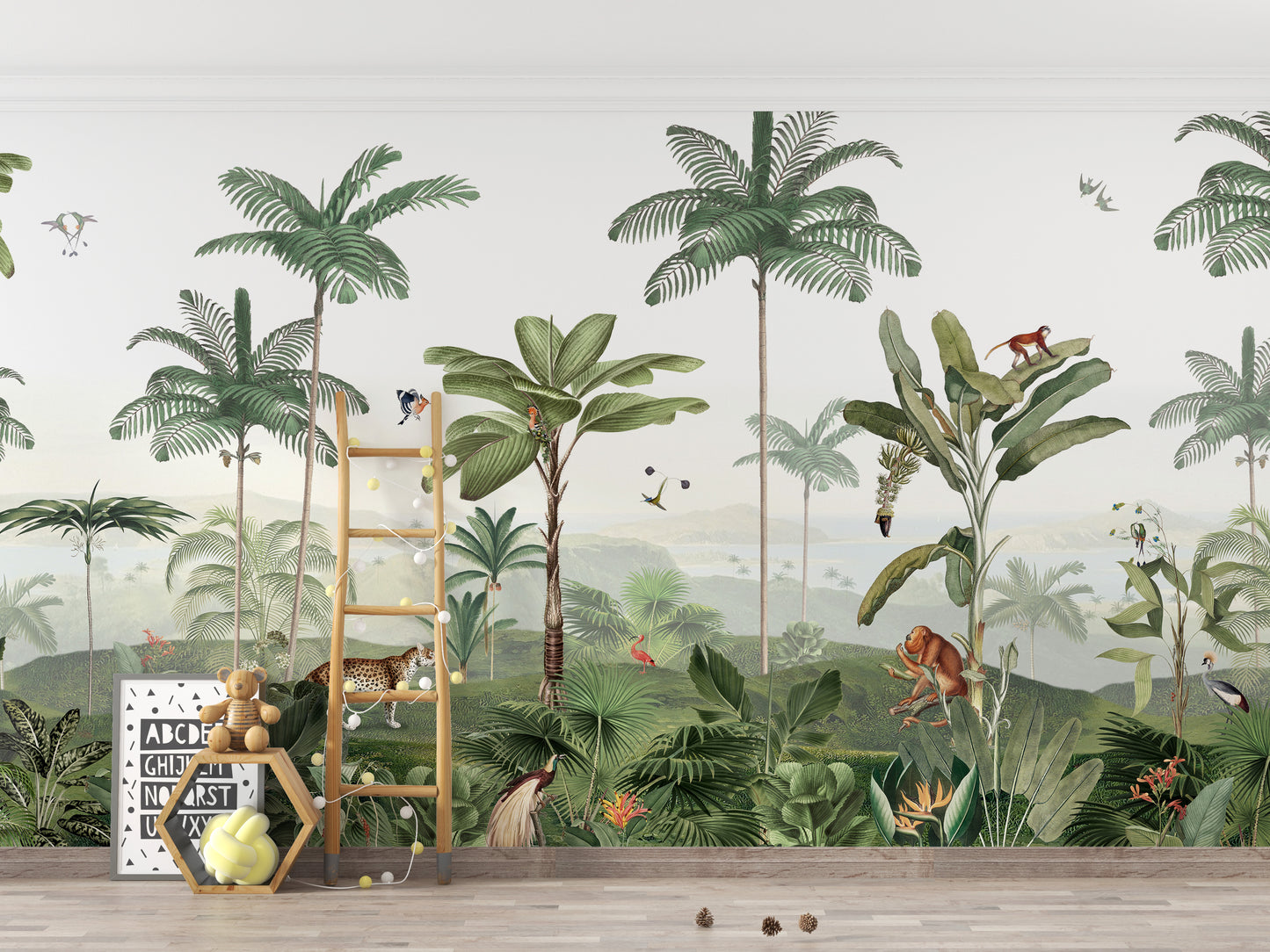 Thrilling Tropics Wall Mural Wallpaper