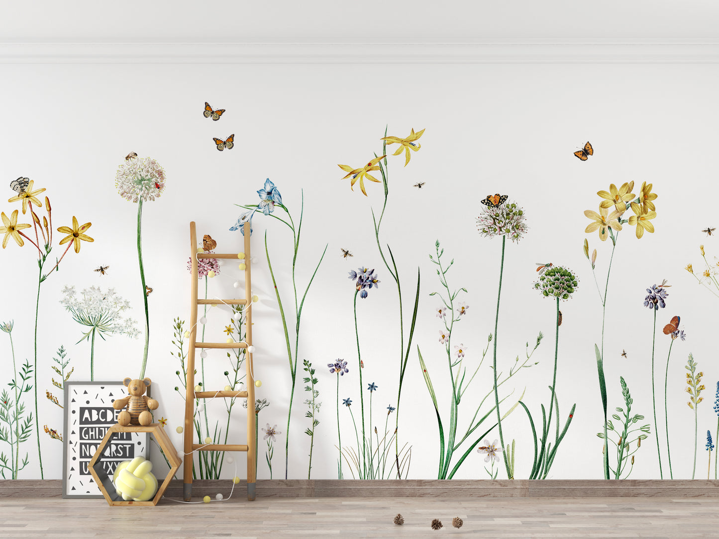 Butterfly Garden Wallpaper Murals